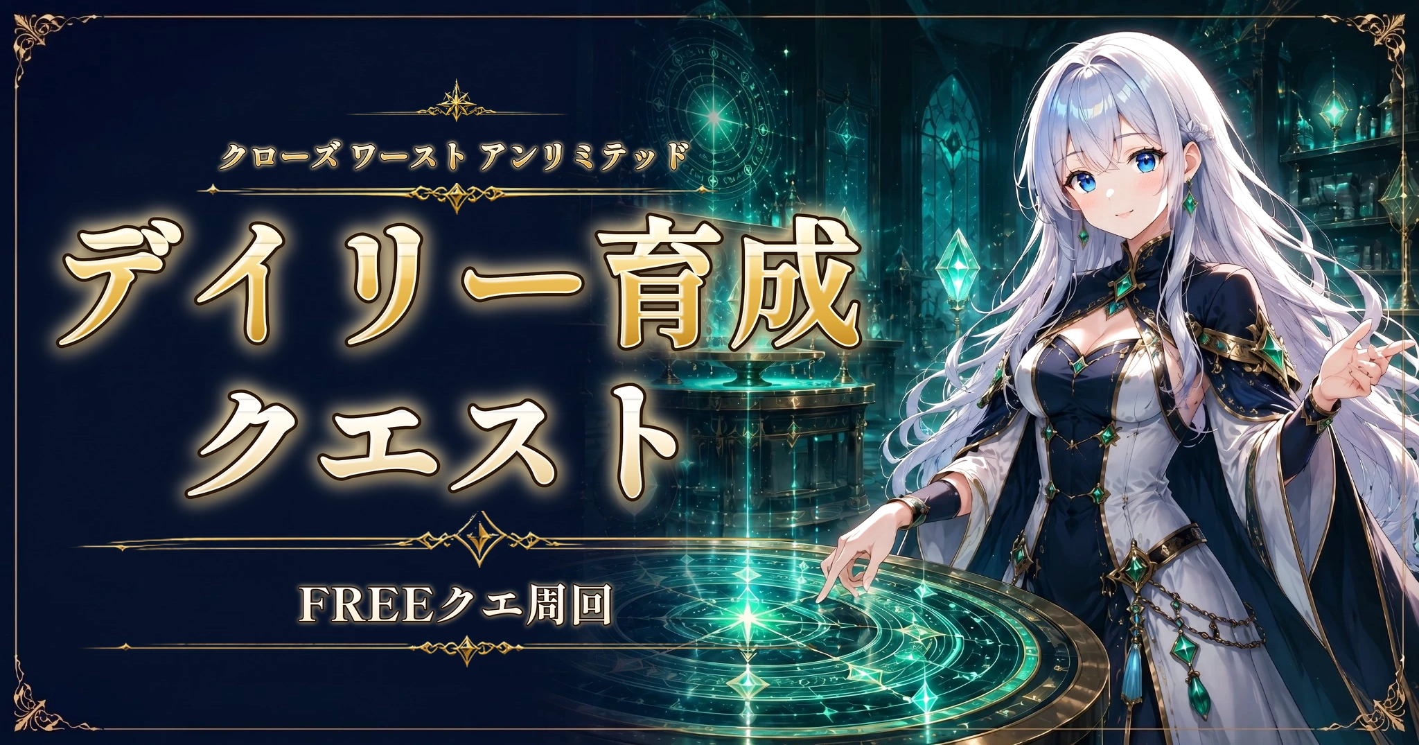 クローズ ワースト アンリミテッドのデイリー育成クエスト｜FREEクエ周回