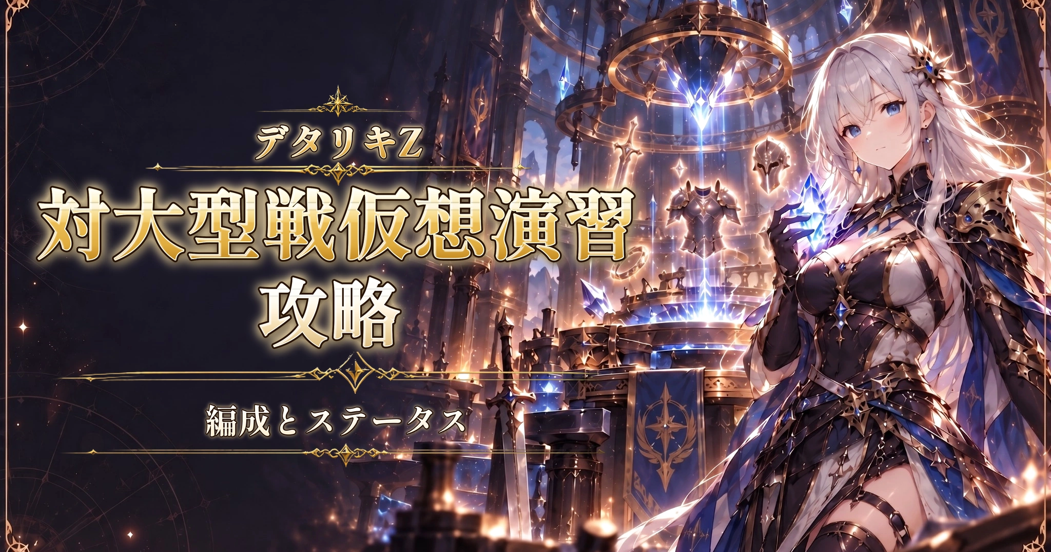 デタリキZの対大型戦仮想演習攻略｜編成とステータス