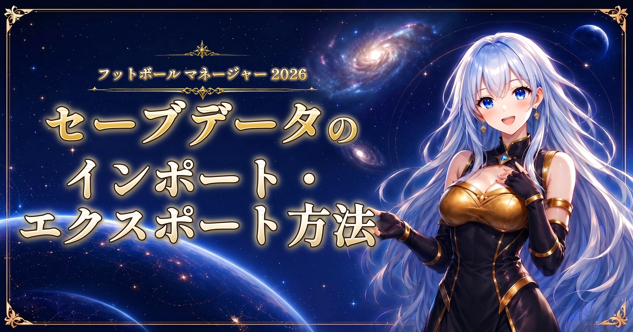 フットボール マネージャー 2026のセーブデータのインポート・エクスポート方法