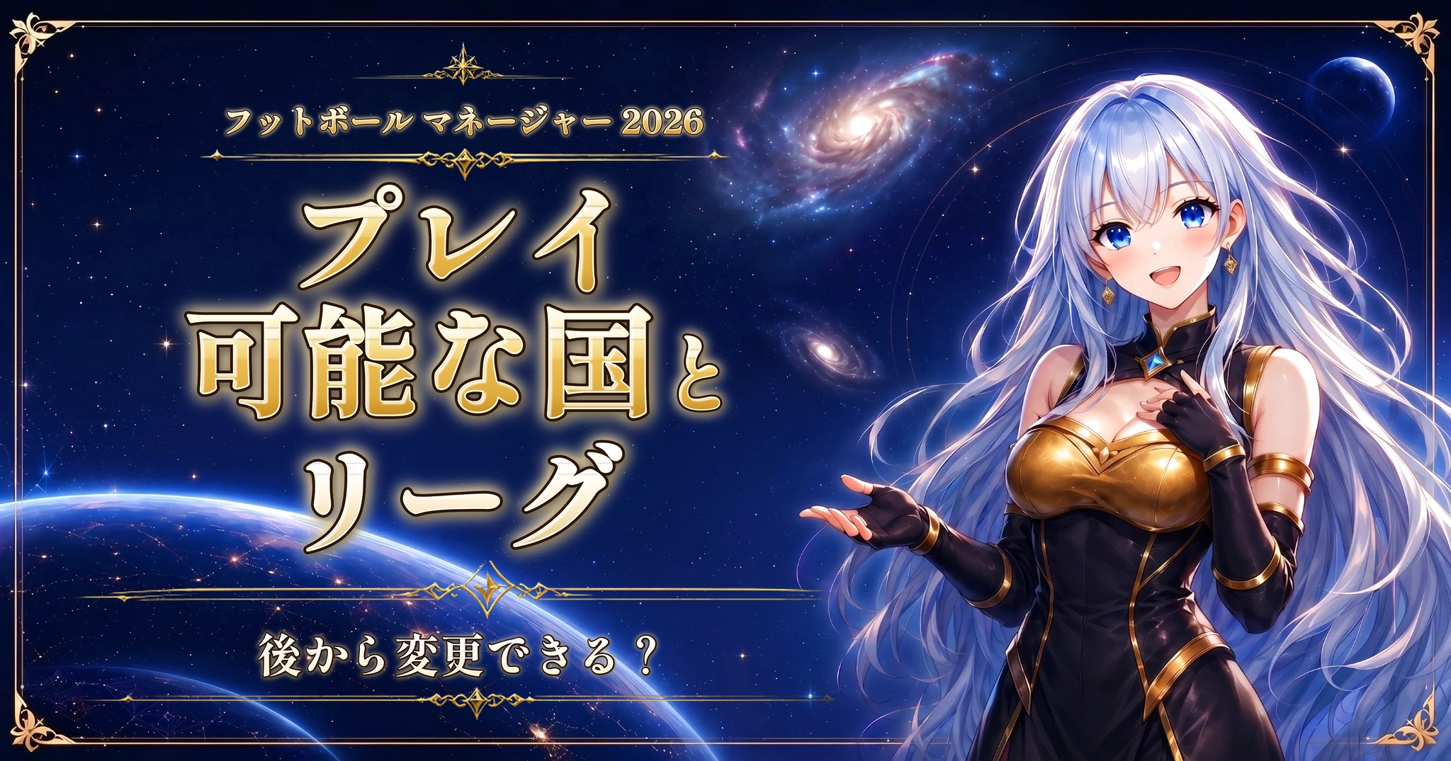 フットボール マネージャー 2026のプレイ可能な国とリーグ｜後から変更できる？
