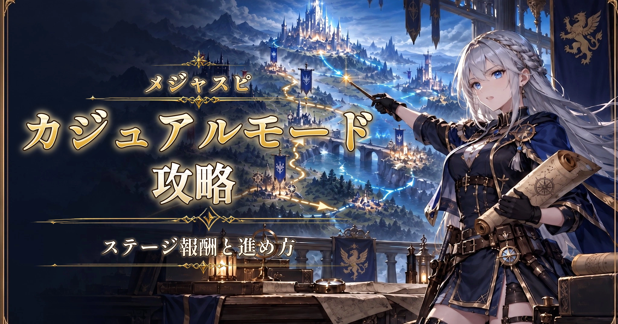 メジャスピのカジュアルモード攻略｜ステージ報酬と進め方