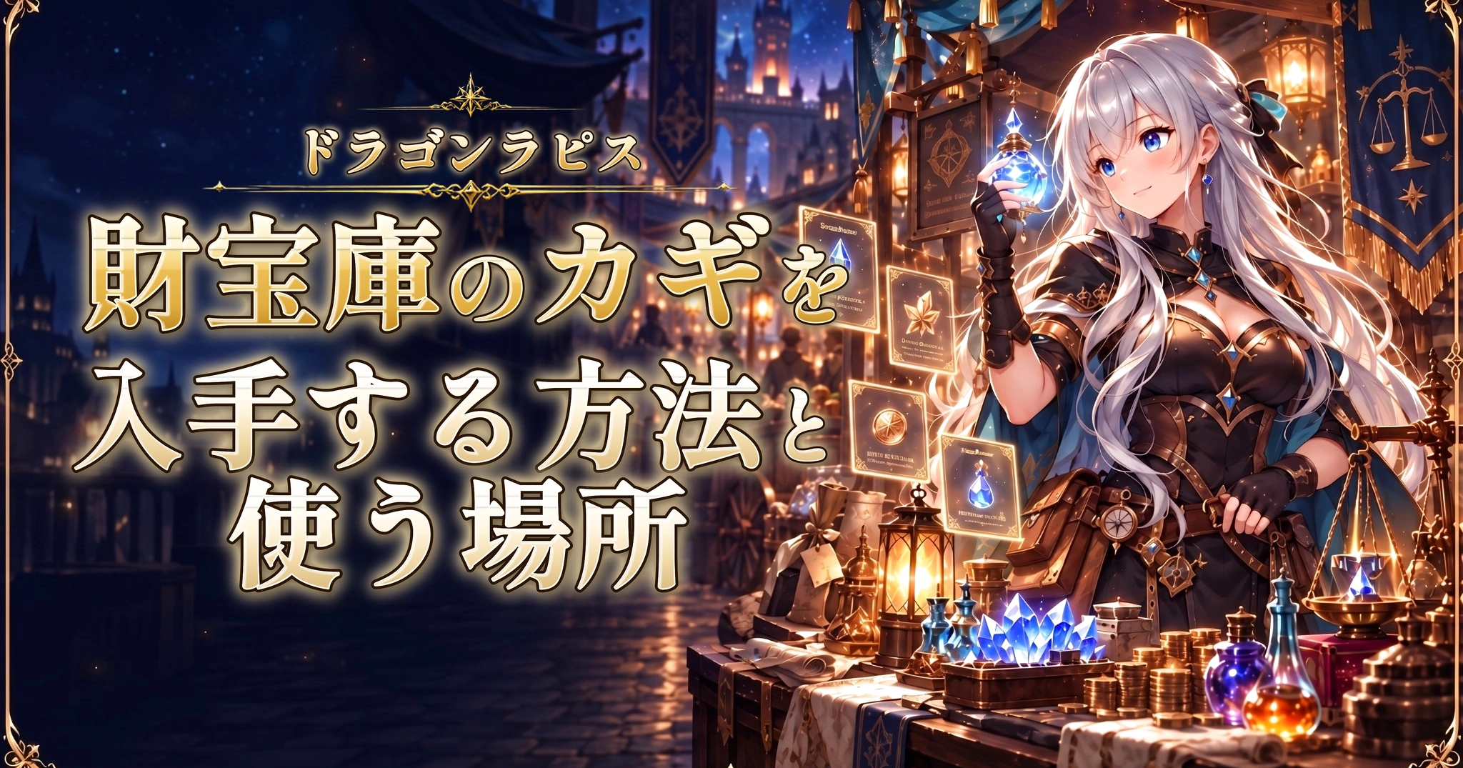 ドラゴンラピスの財宝庫のカギを入手する方法と使う場所