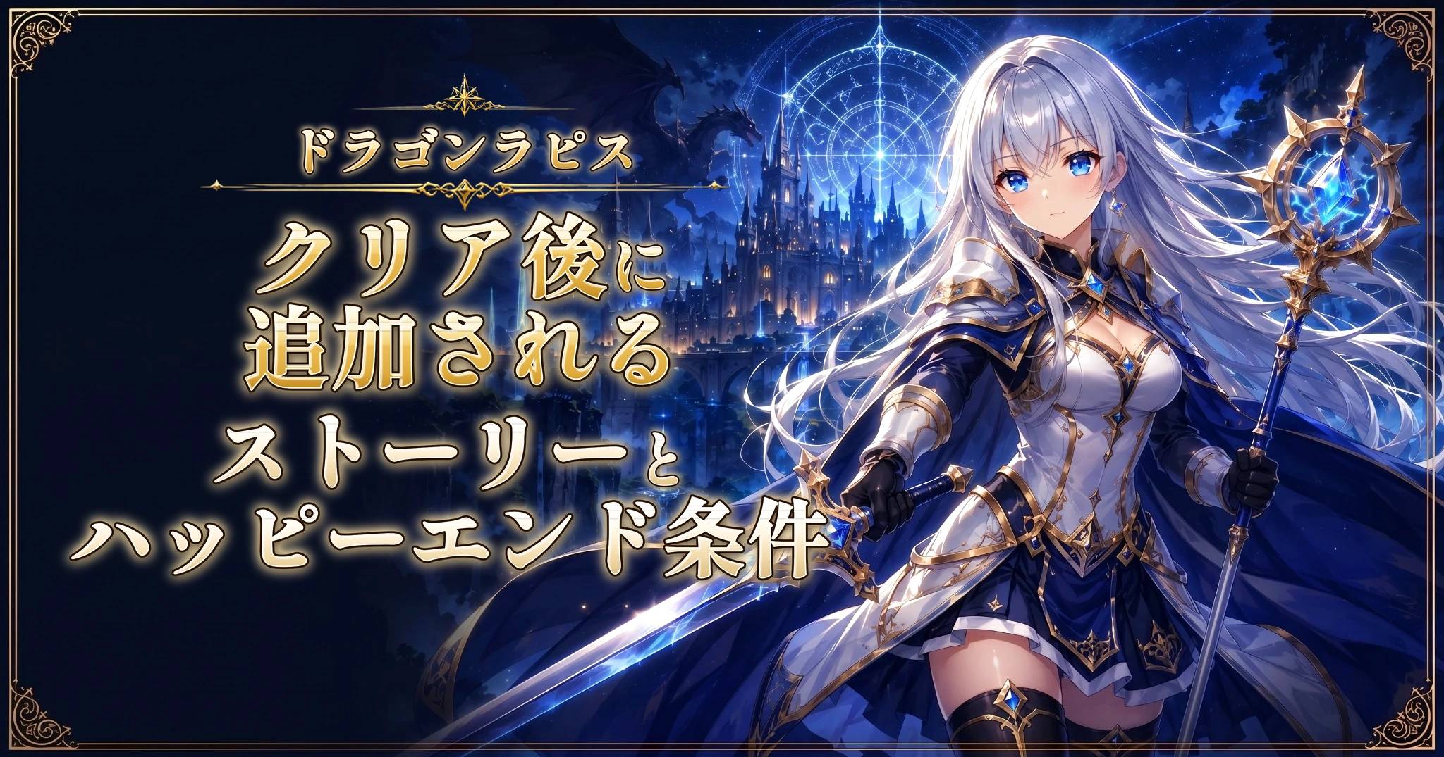 ドラゴンラピスのクリア後に追加されるストーリーとハッピーエンド条件