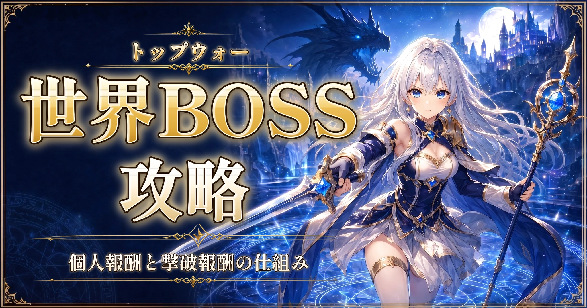 トップウォーの世界BOSS攻略｜個人報酬と撃破報酬の仕組み