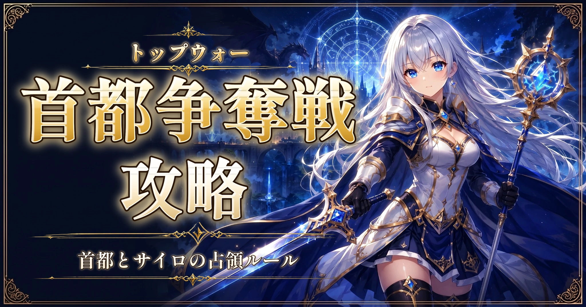 トップウォーの首都争奪戦攻略｜首都とサイロの占領ルール