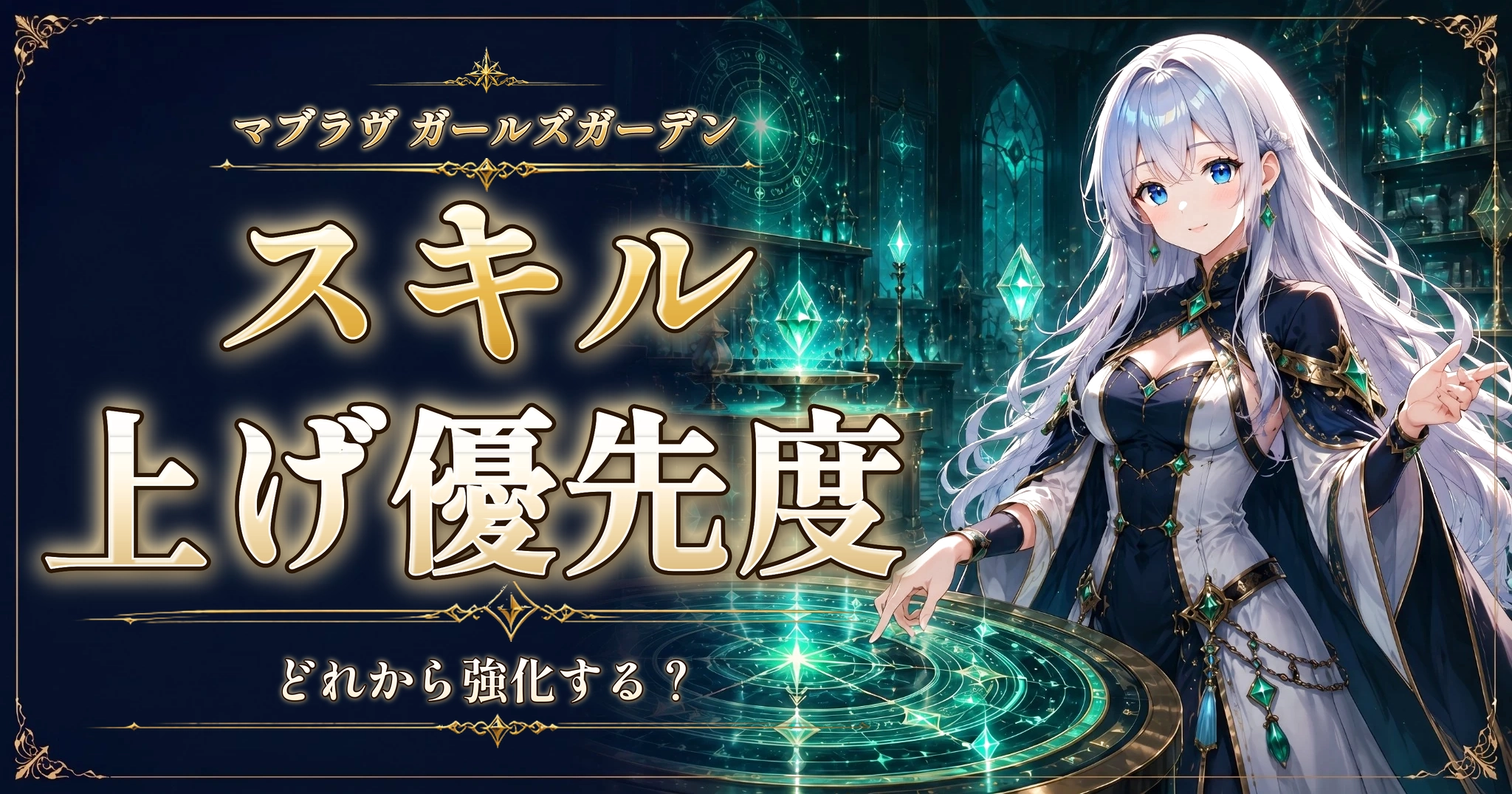 マブラヴ ガールズガーデンのスキル上げ優先度｜どれから強化する？