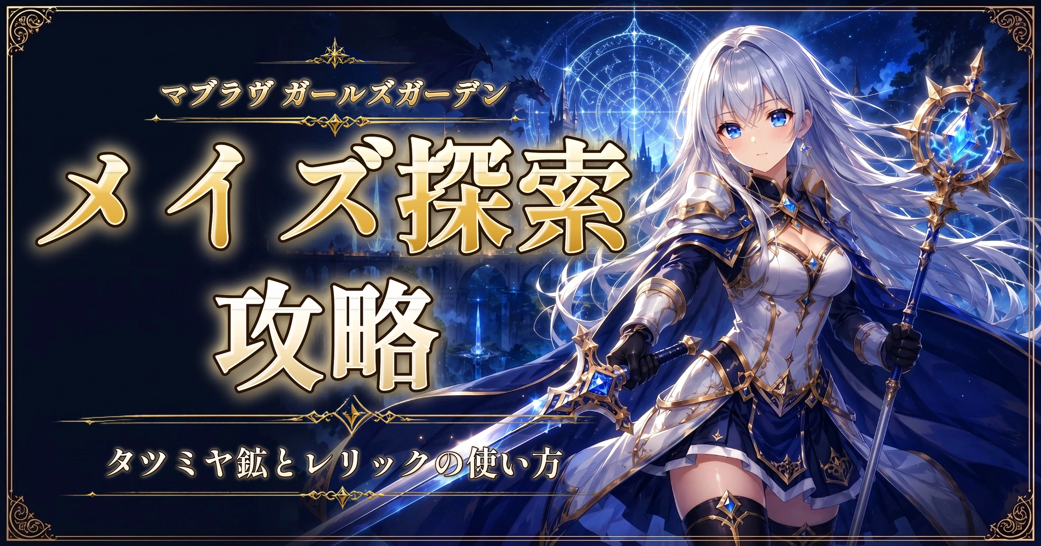 マブラヴ ガールズガーデンのメイズ探索攻略｜タツミヤ鉱とレリックの使い方