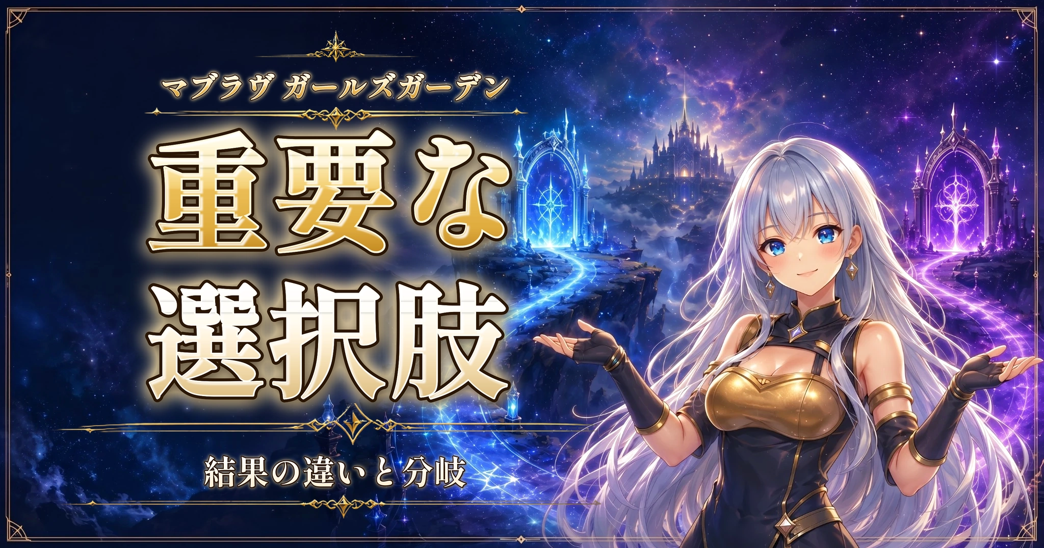 マブラヴ ガールズガーデンの重要な選択肢｜結果の違いと分岐