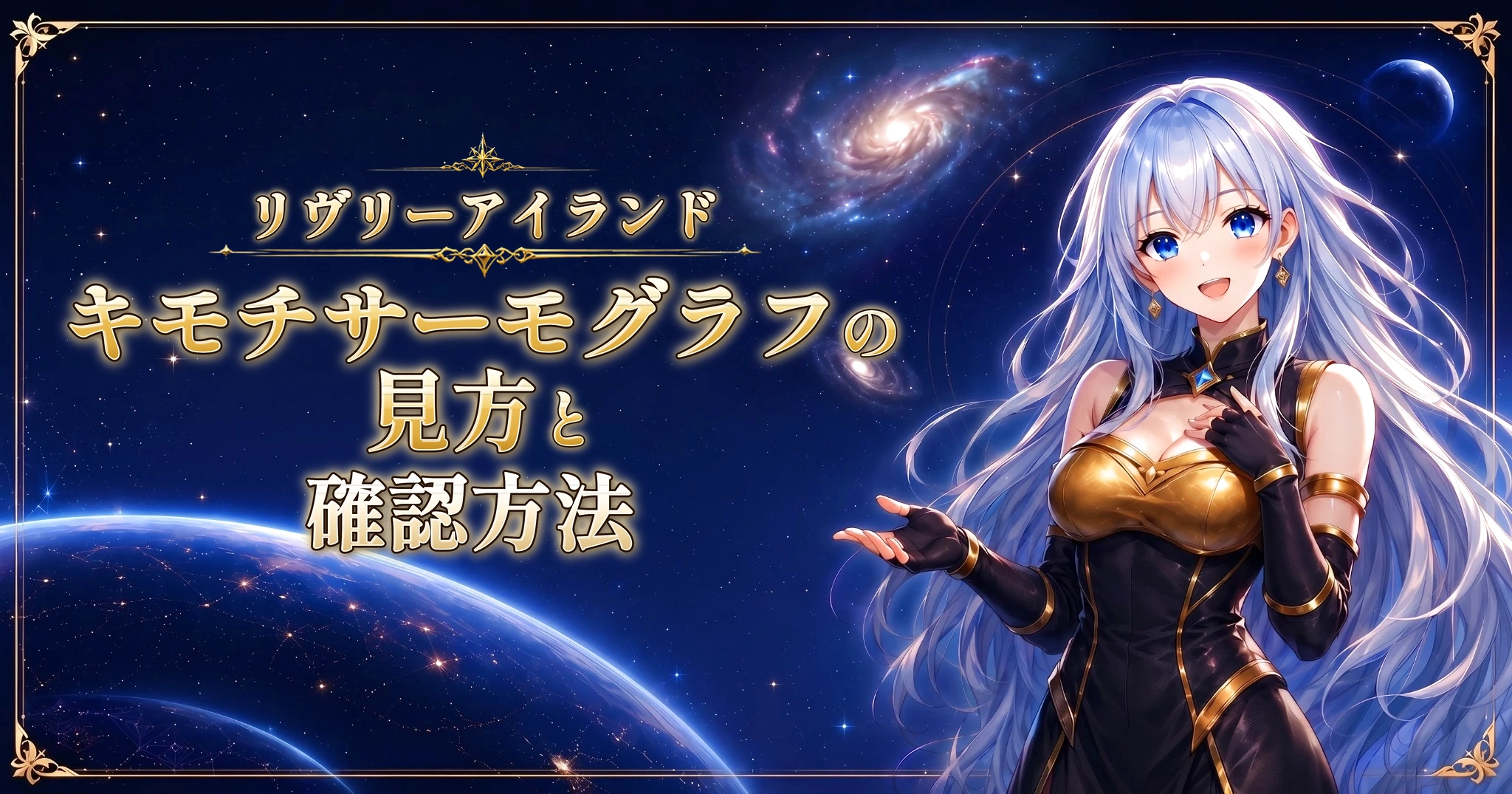 リヴリーアイランドのキモチサーモグラフの見方と確認方法