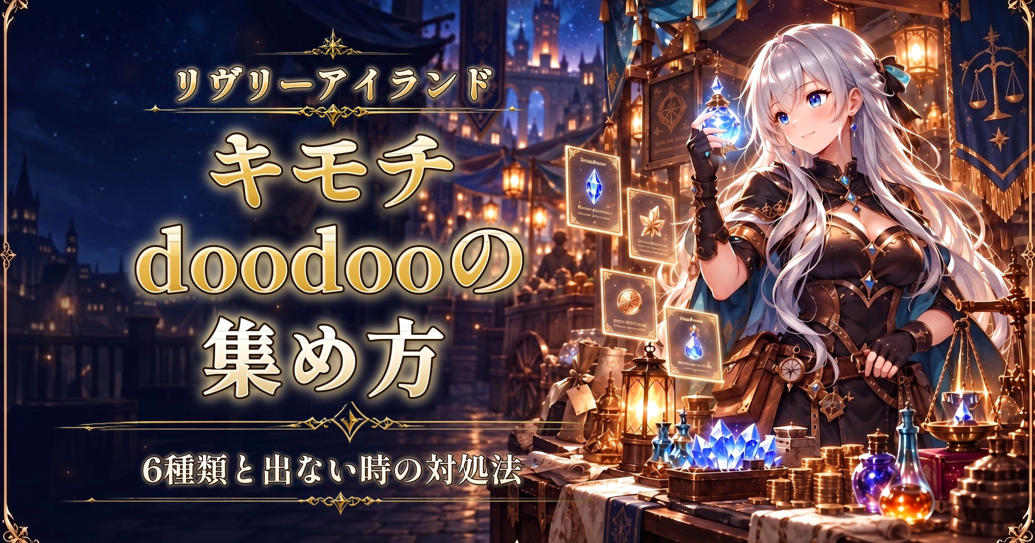 リヴリーアイランドのキモチdoodooの集め方｜6種類と出ない時の対処法