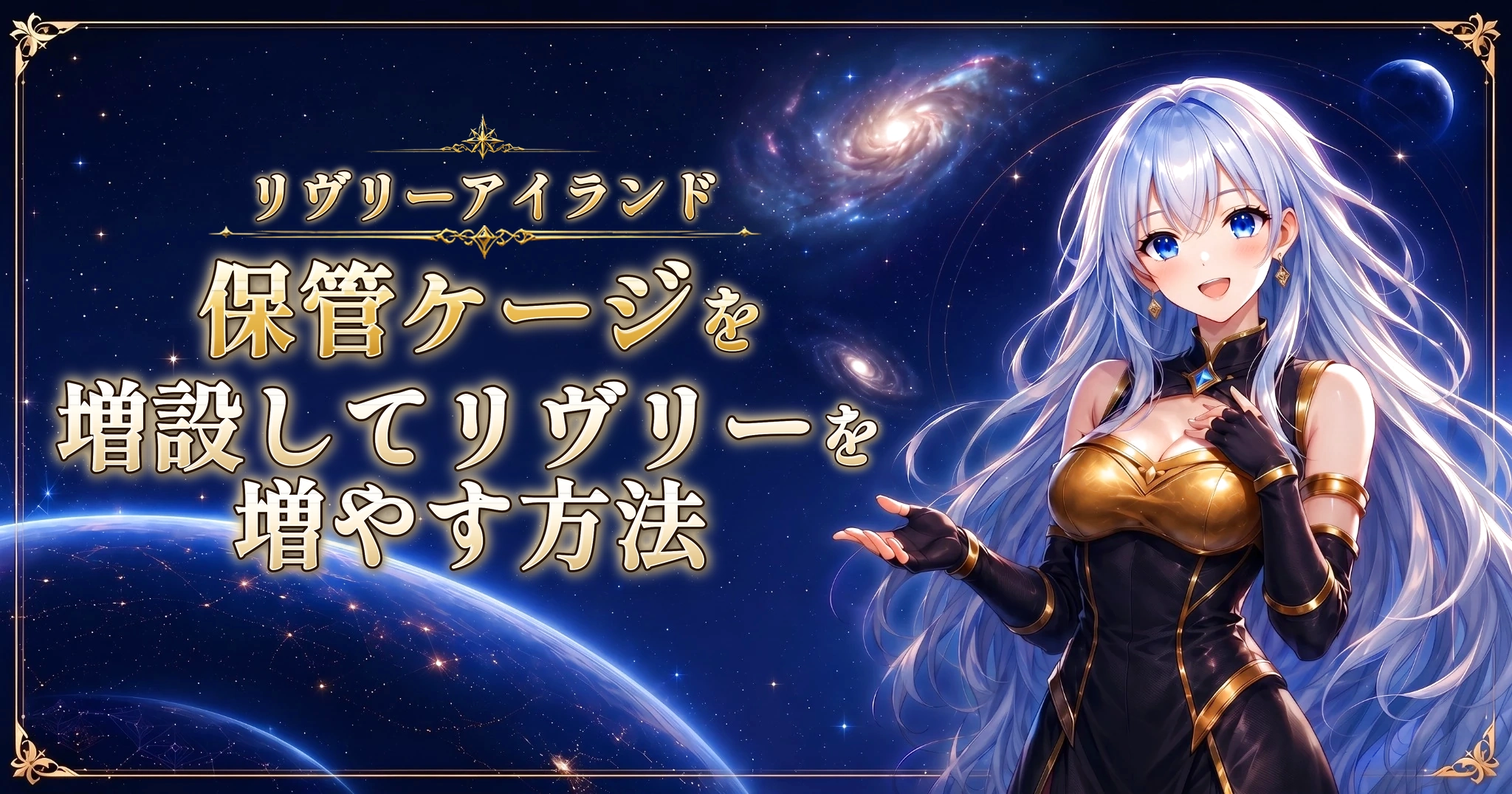 リヴリーアイランドの保管ケージを増設してリヴリーを増やす方法
