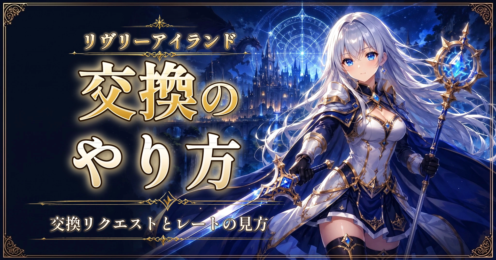 リヴリーアイランドの交換のやり方｜交換リクエストとレートの見方