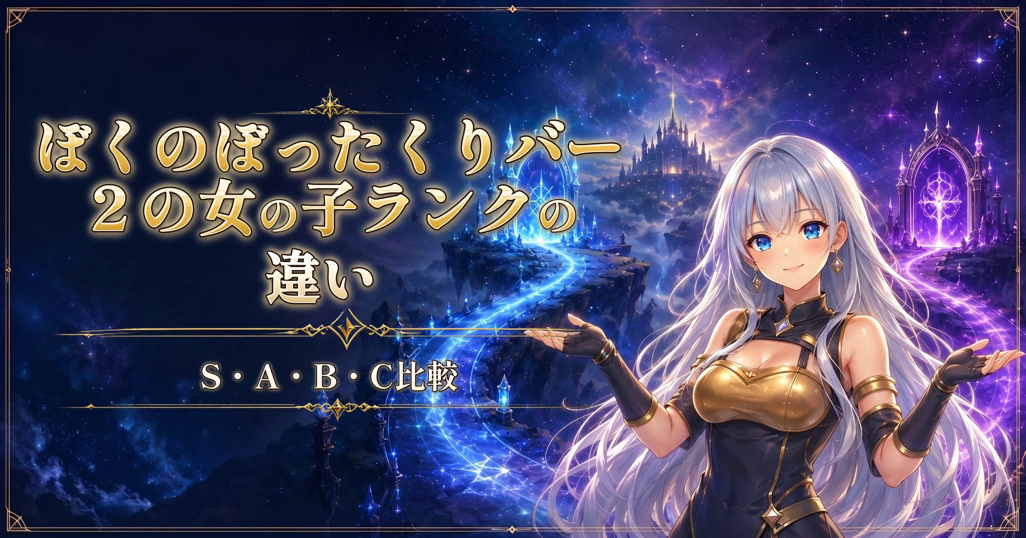 ぼくのぼったくりバー２の女の子ランクの違い｜S・A・B・C比較