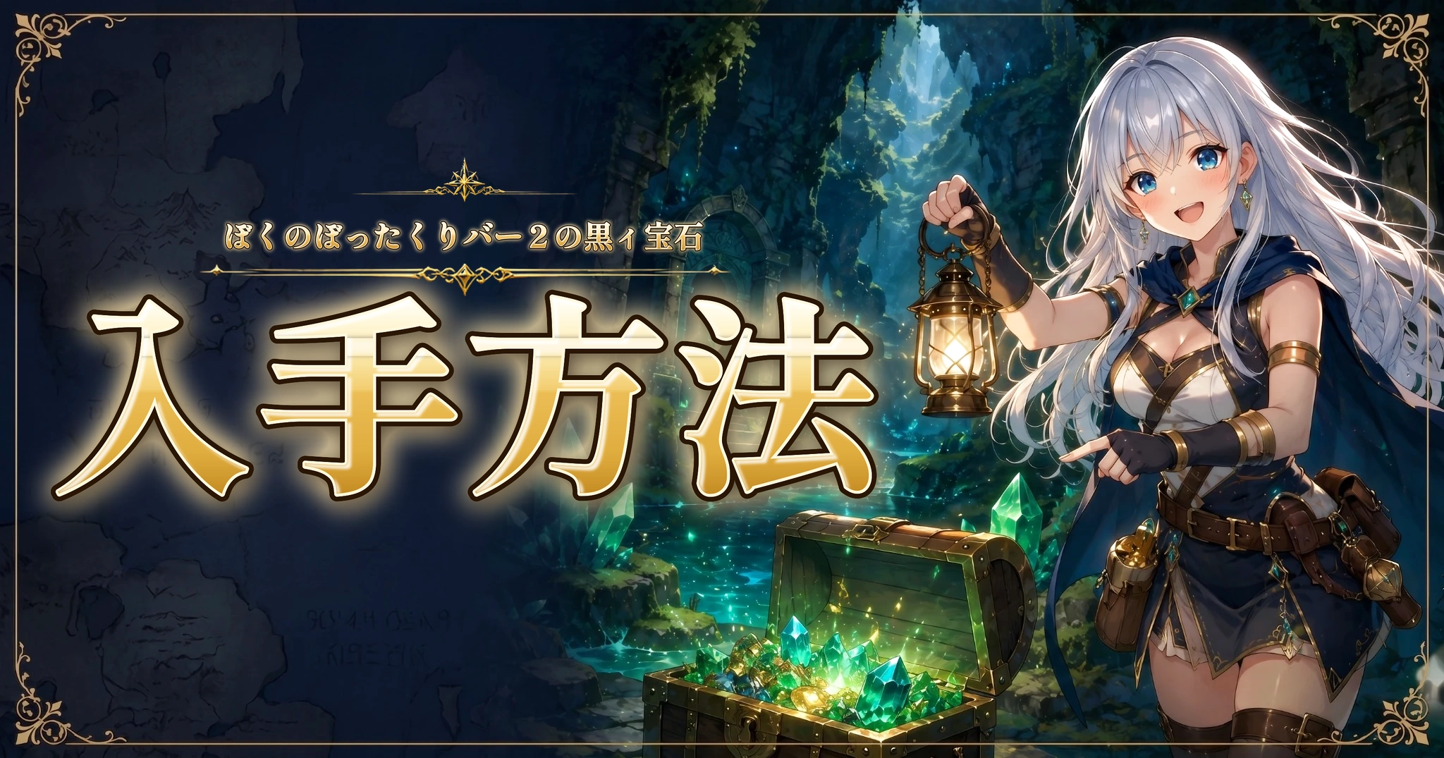 ぼくのぼったくりバー２の黒ィ宝石の入手方法