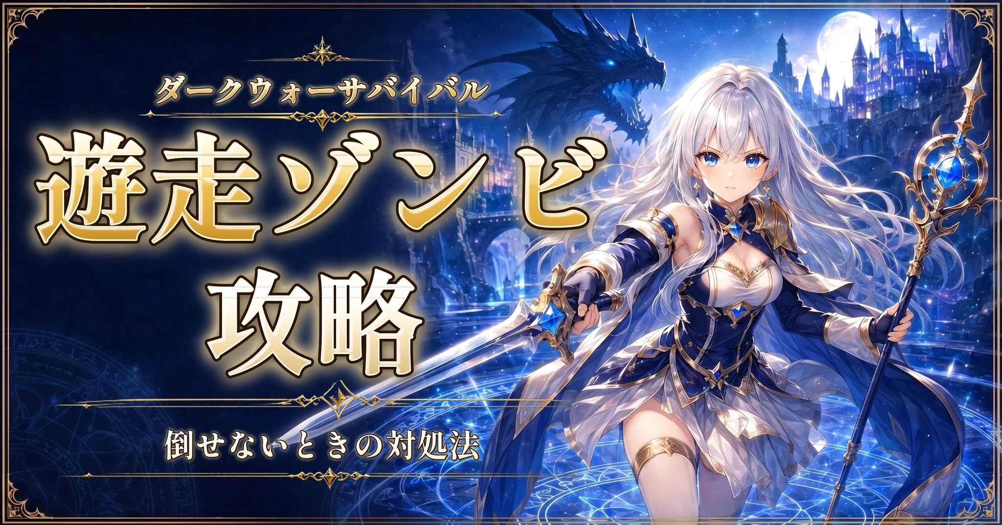 ダークウォーサバイバルの遊走ゾンビ攻略｜倒せないときの対処法