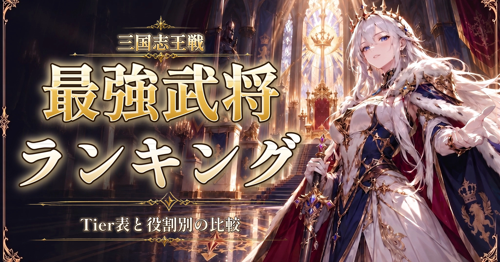 三国志王戦の最強武将ランキング｜Tier表と役割別の比較