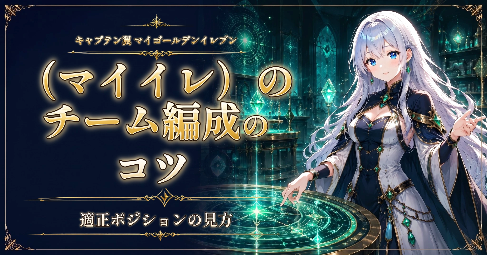 キャプテン翼 マイゴールデンイレブン（マイイレ）のチーム編成のコツ｜適正ポジションの見方
