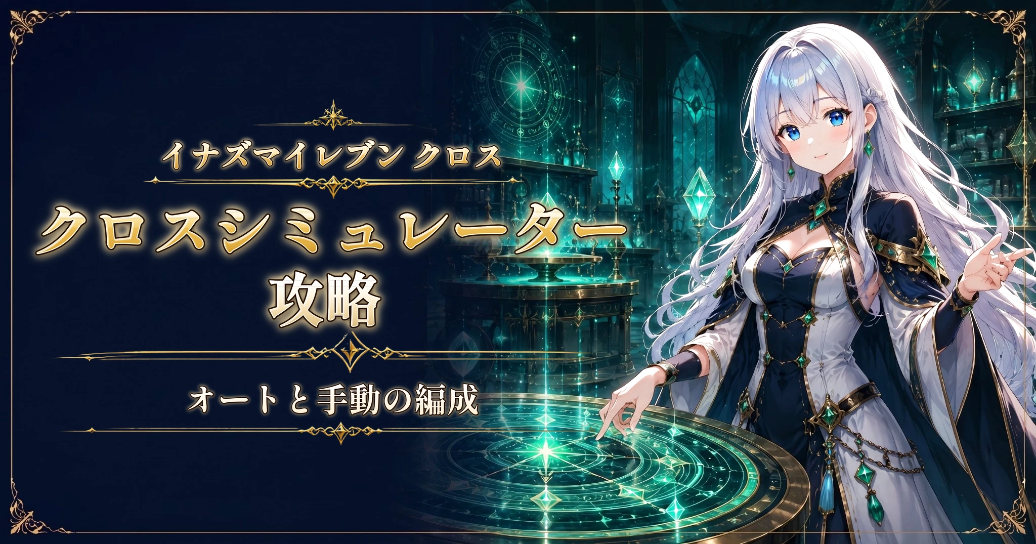 イナズマイレブン クロスのクロスシミュレーター攻略｜オートと手動の編成