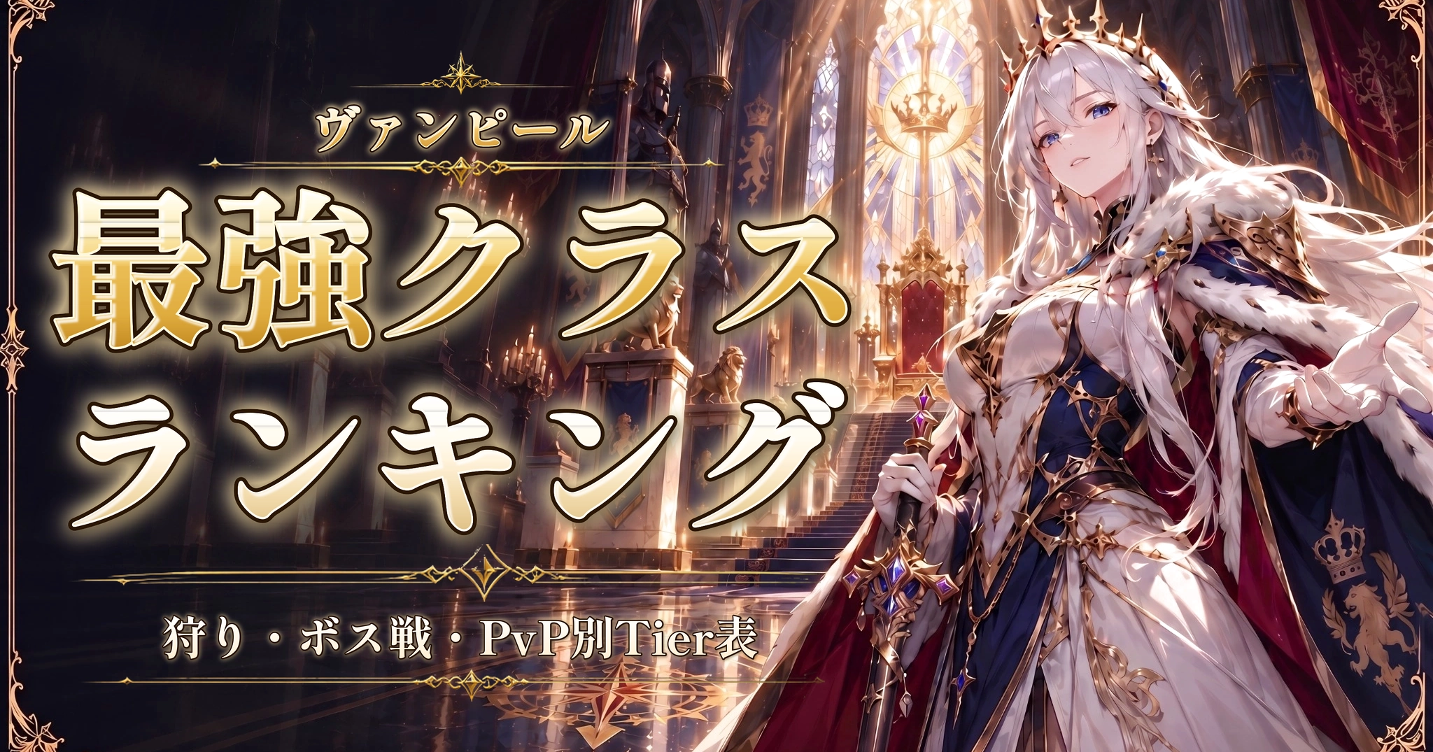 ヴァンピールの最強クラスランキング｜狩り・ボス戦・PvP別Tier表