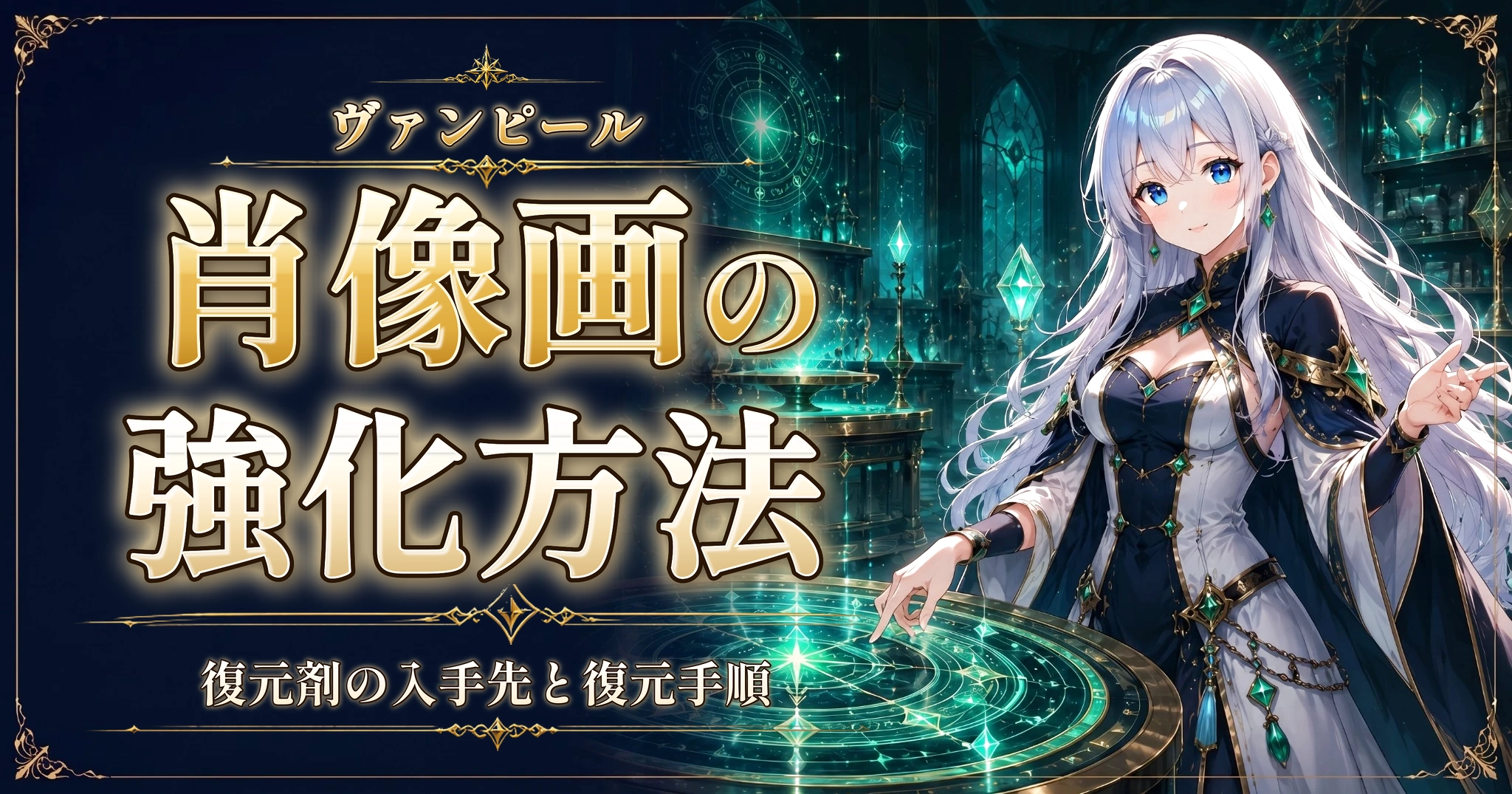 ヴァンピールの肖像画の強化方法｜復元剤の入手先と復元手順