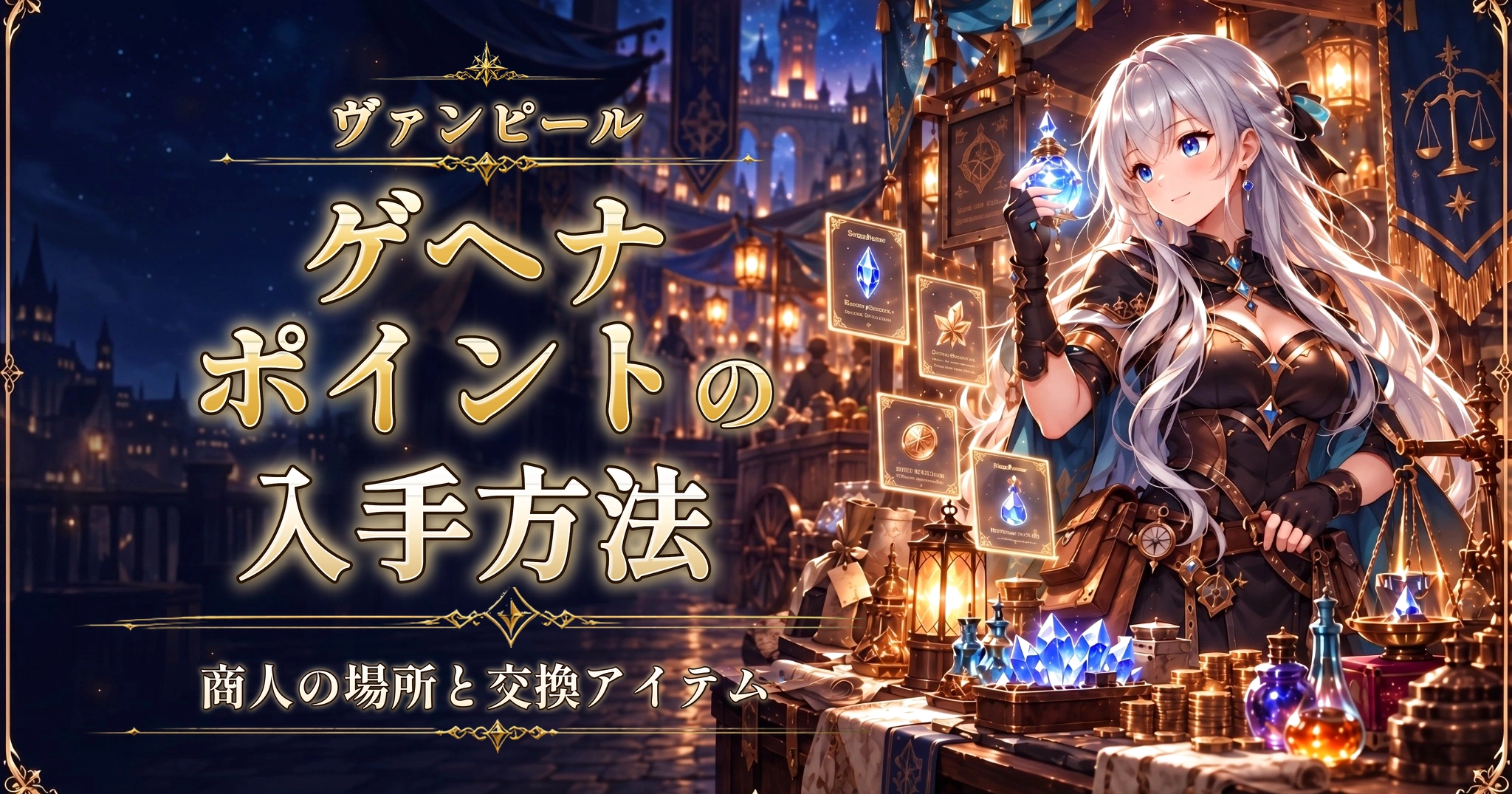 ヴァンピールのゲヘナポイントの入手方法｜商人の場所と交換アイテム