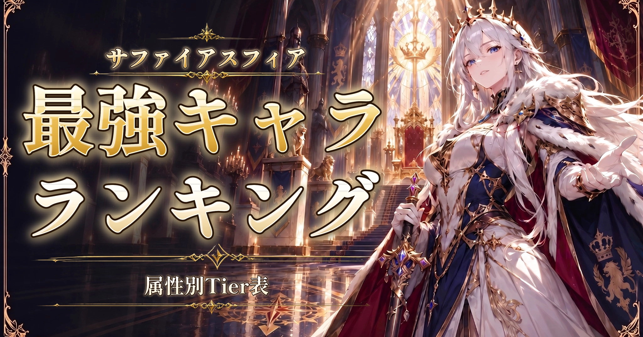 サファイアスフィアの最強キャラランキング｜属性別Tier表