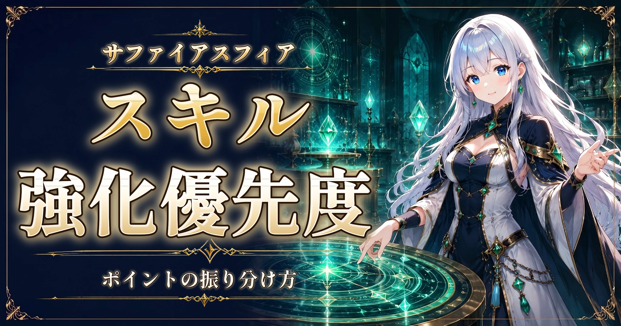 サファイアスフィアのスキル強化優先度｜ポイントの振り分け方