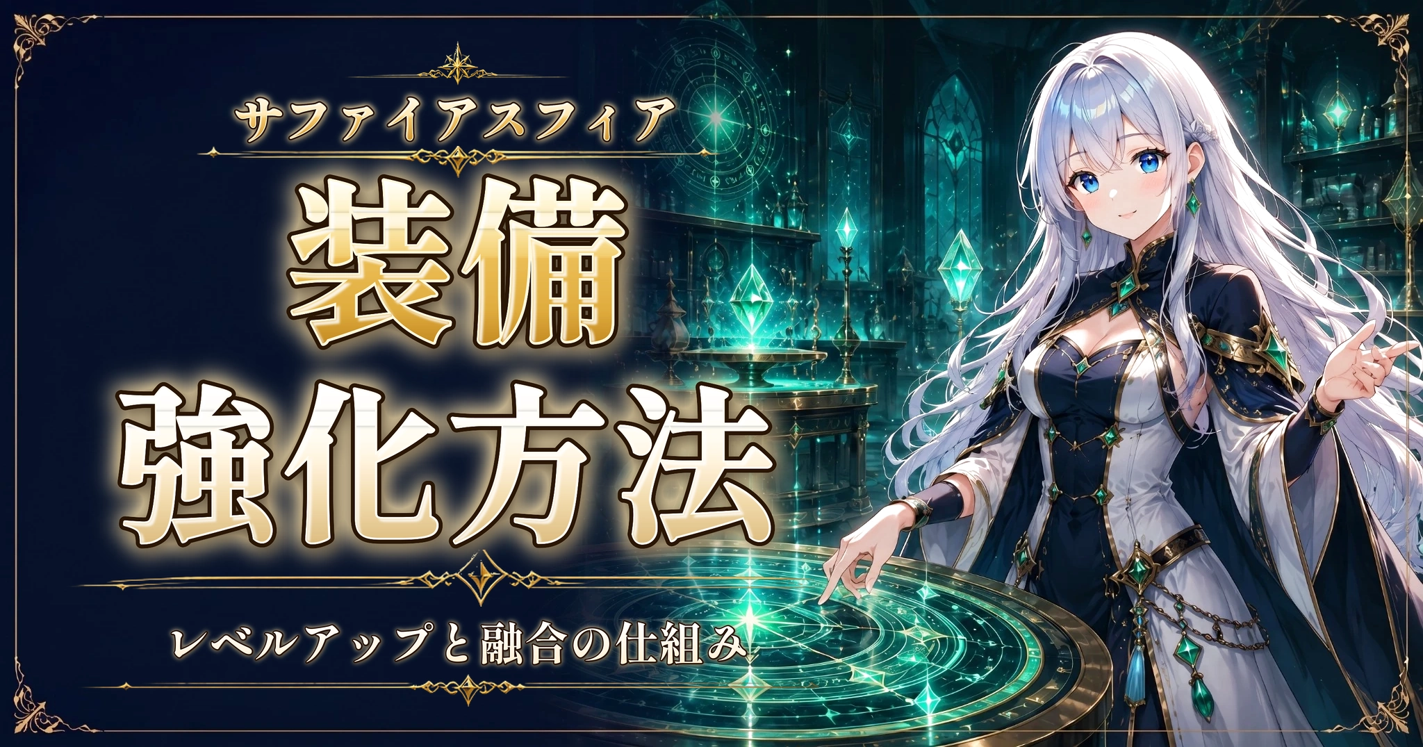 サファイアスフィアの装備強化方法｜レベルアップと融合の仕組み