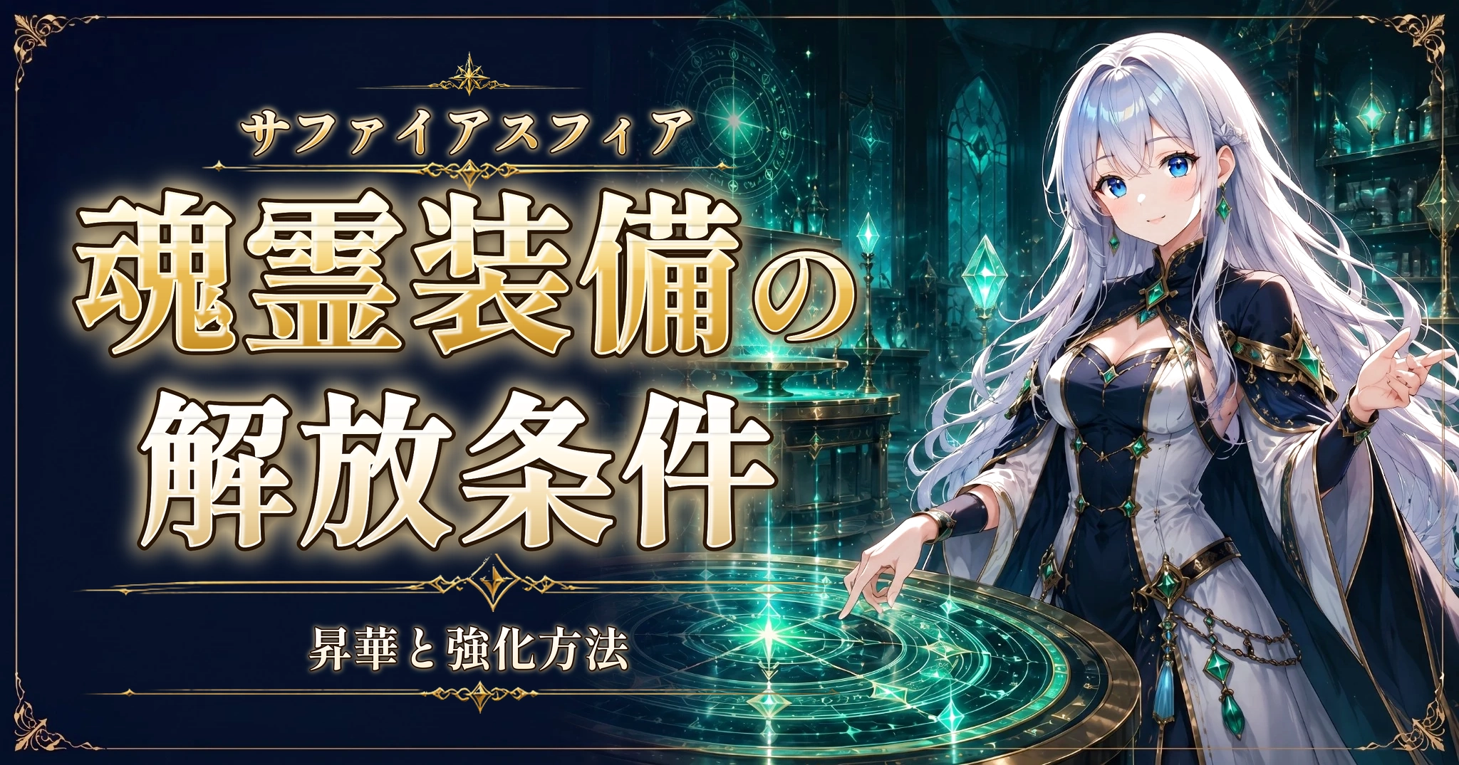 サファイアスフィアの魂霊装備の解放条件｜昇華と強化方法