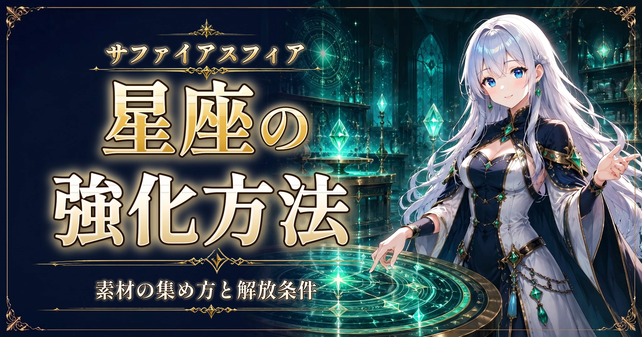 サファイアスフィアの星座の強化方法｜素材の集め方と解放条件