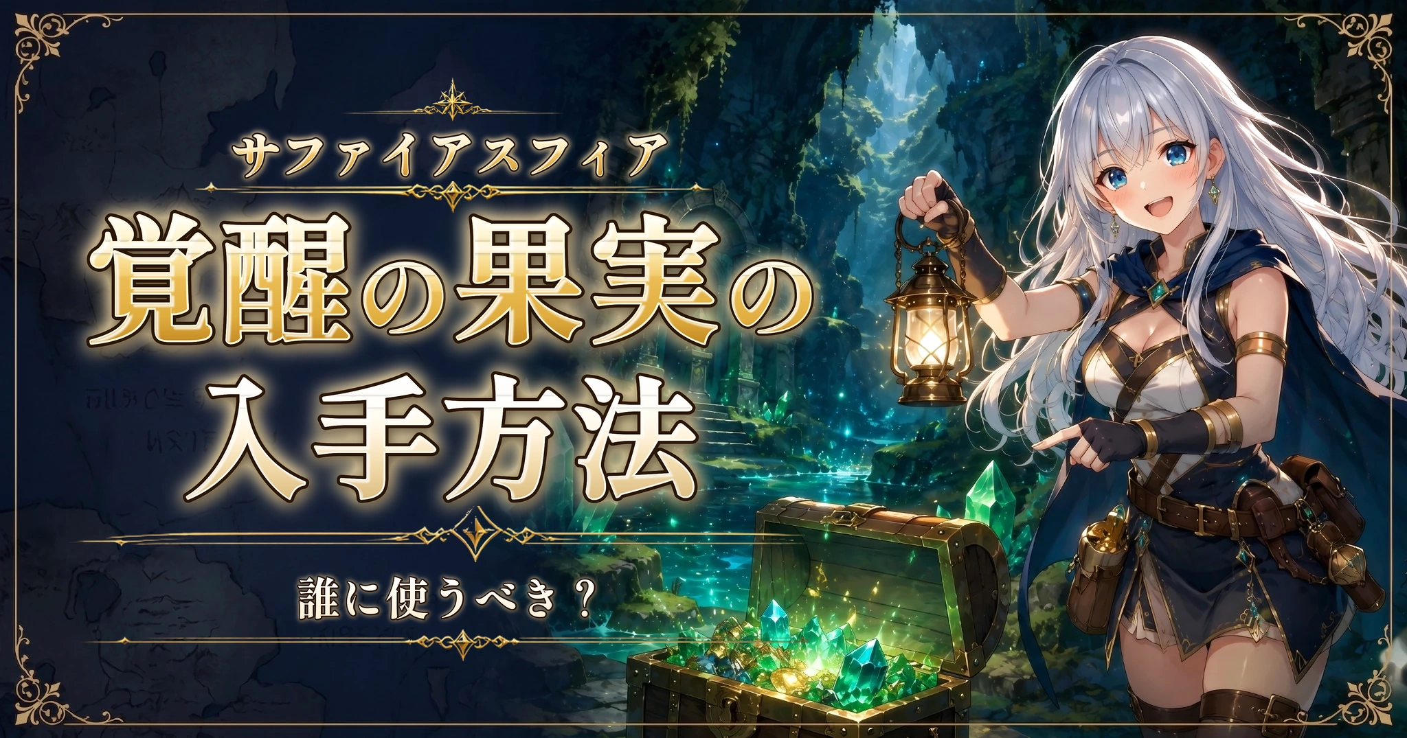 サファイアスフィアの覚醒の果実の入手方法｜誰に使うべき？