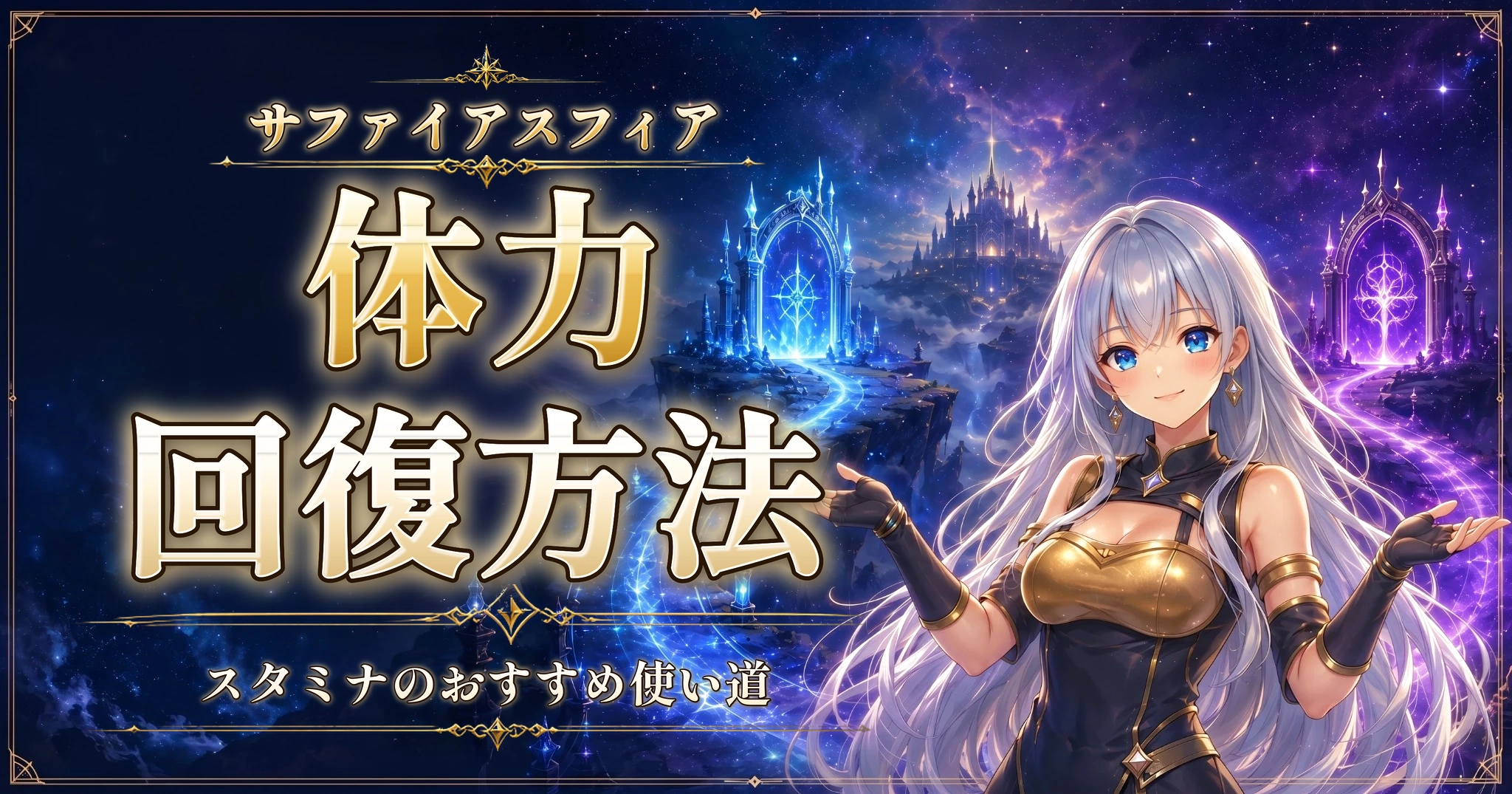 サファイアスフィアの体力回復方法｜スタミナのおすすめ使い道