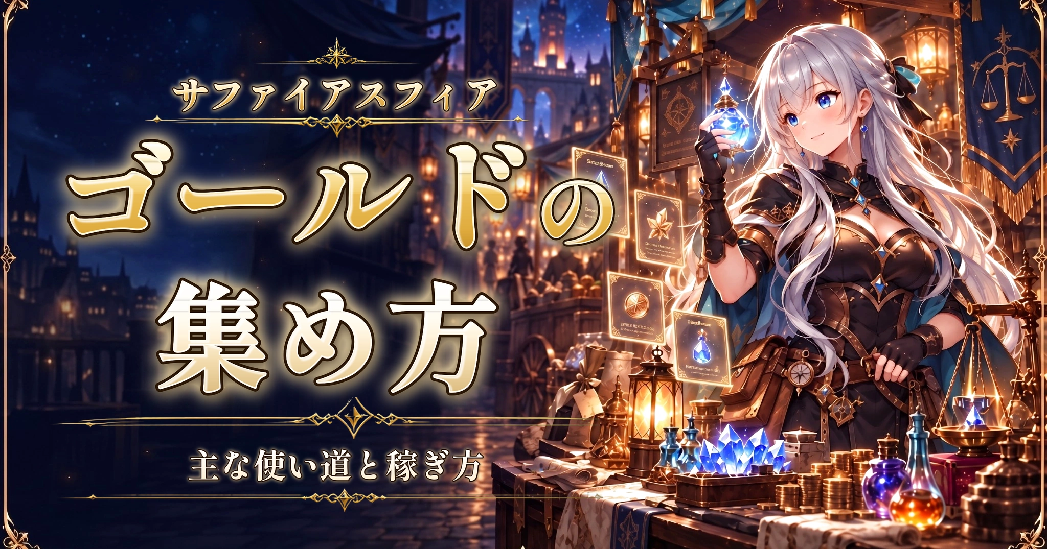 サファイアスフィアのゴールドの集め方｜主な使い道と稼ぎ方