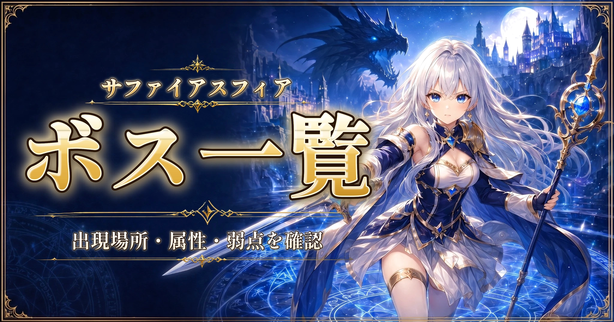 サファイアスフィアのボス一覧｜出現場所・属性・弱点を確認