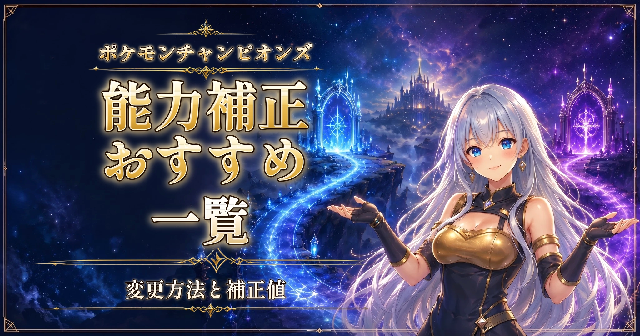 ポケモンチャンピオンズの能力補正おすすめ一覧|変更方法と補正値