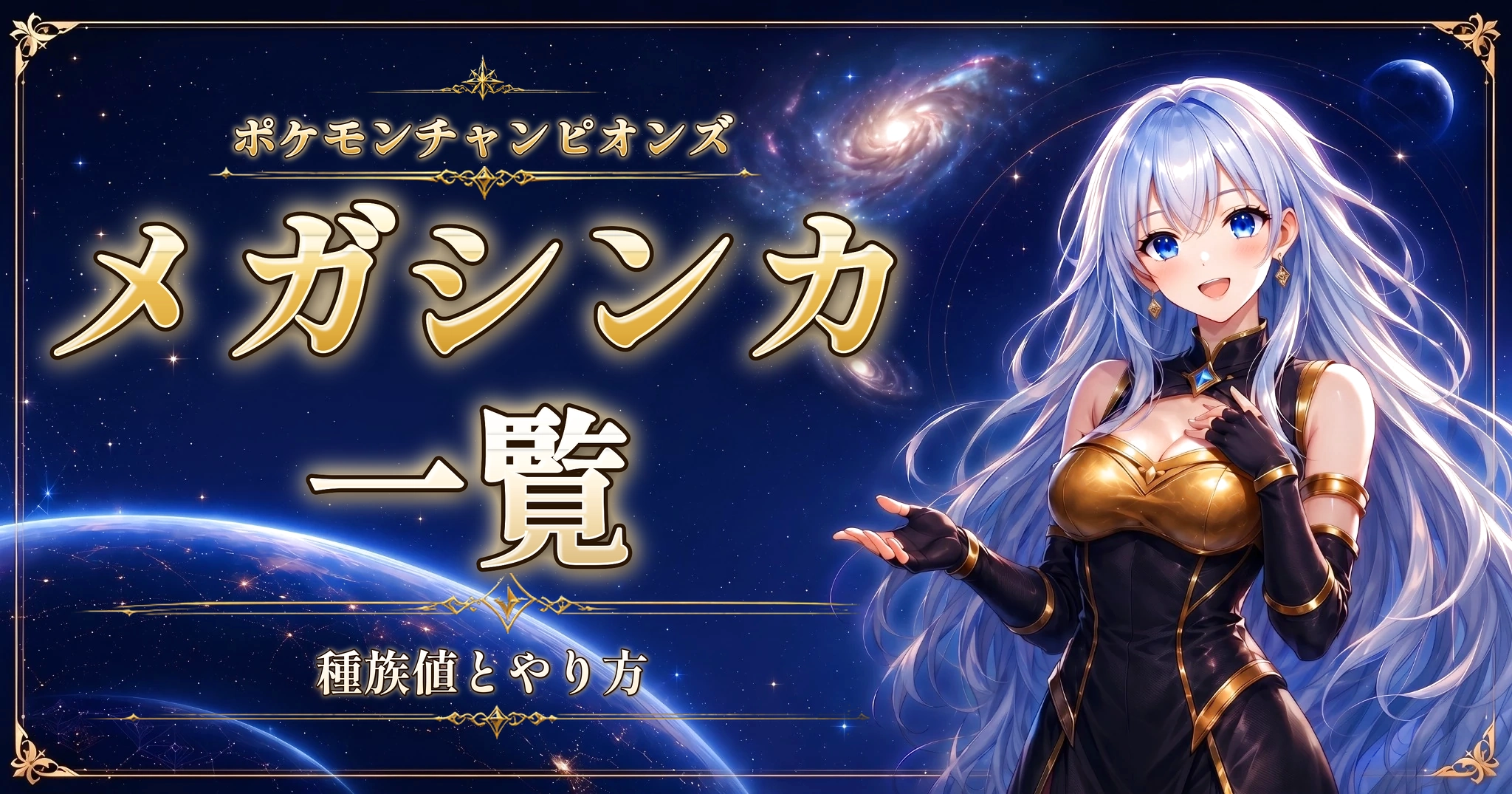 ポケモンチャンピオンズのメガシンカ一覧｜種族値とやり方