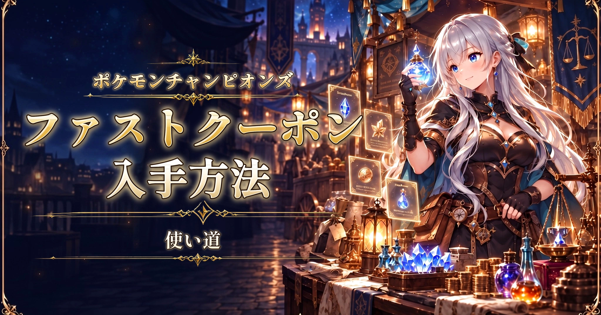 ポケモンチャンピオンズのファストクーポンの入手方法と使い道