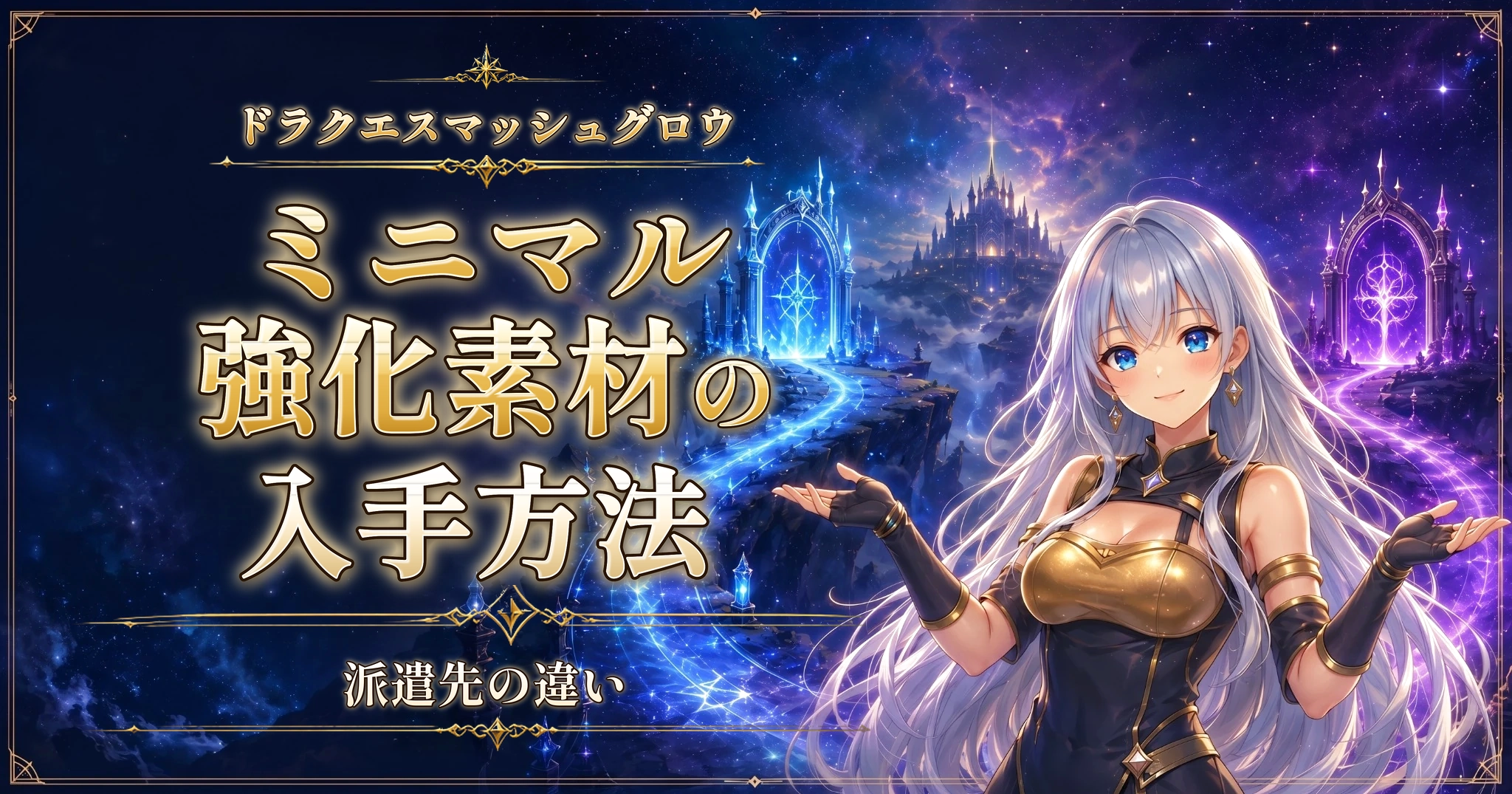 ドラクエスマッシュグロウのミニマル強化素材の入手方法｜派遣先の違い