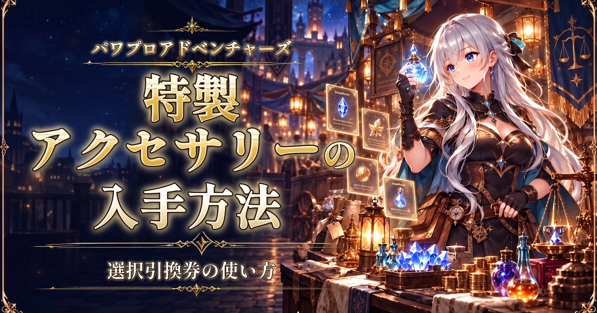 パワプロアドベンチャーズの特製アクセサリーの入手方法|選択引換券の使い方