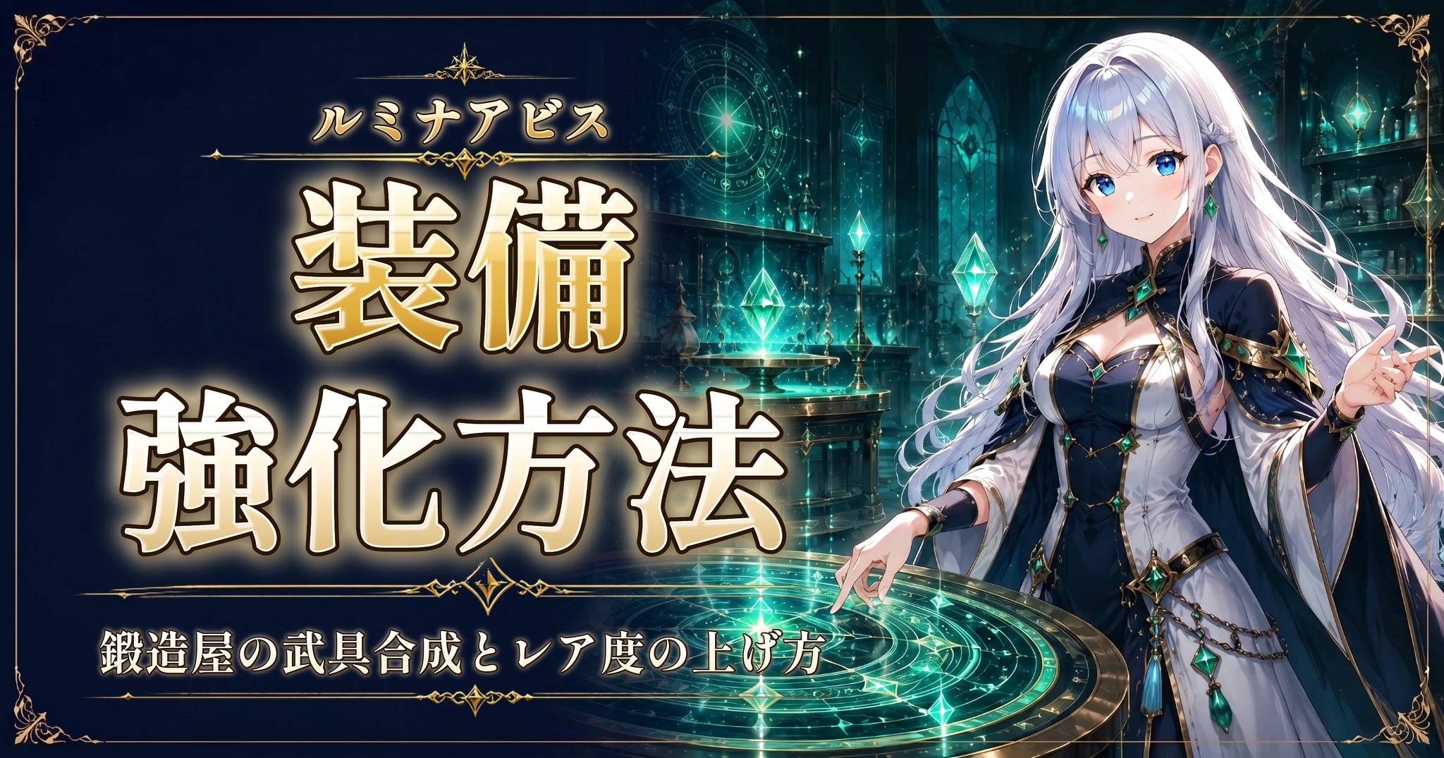 ルミナアビスの装備強化方法｜鍛造屋の武具合成とレア度の上げ方