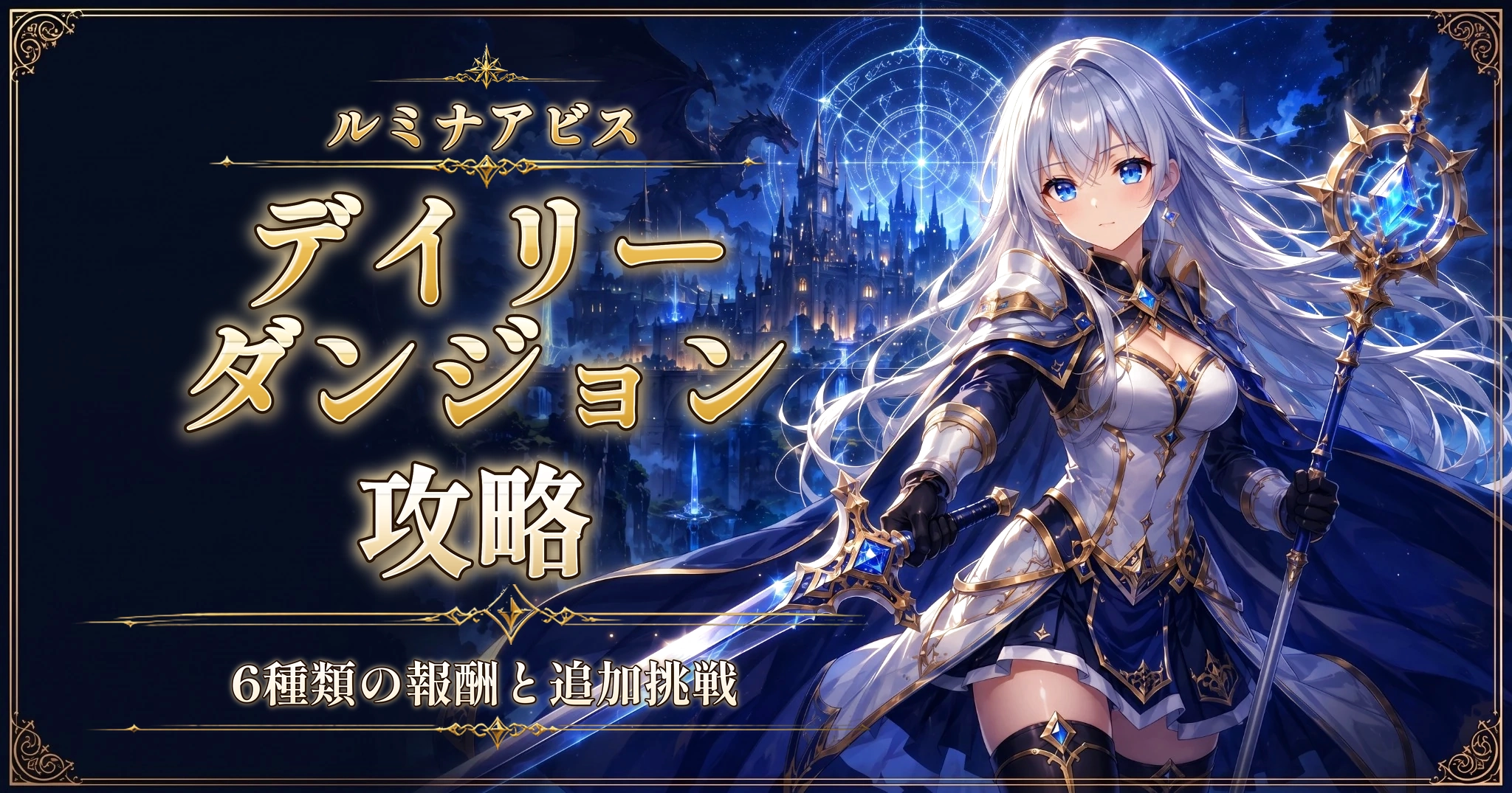ルミナアビスのデイリーダンジョン攻略｜6種類の報酬と追加挑戦