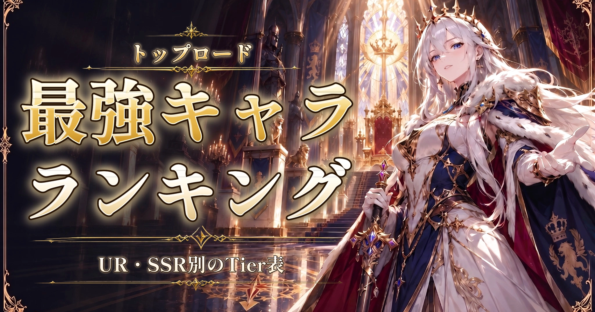 トップロードの最強キャラランキング｜UR・SSR別のTier表