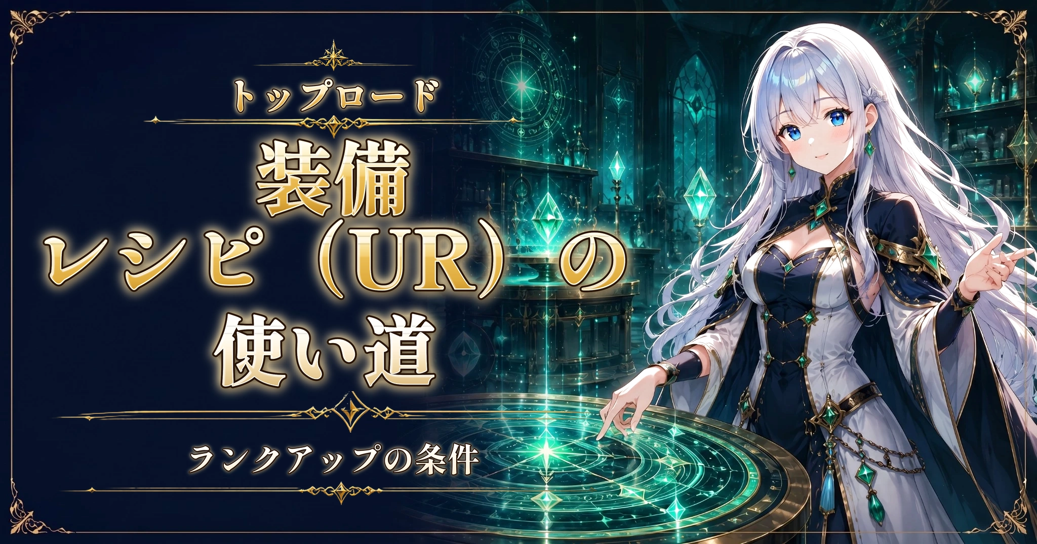 トップロードの装備レシピ（UR）の使い道｜ランクアップの条件