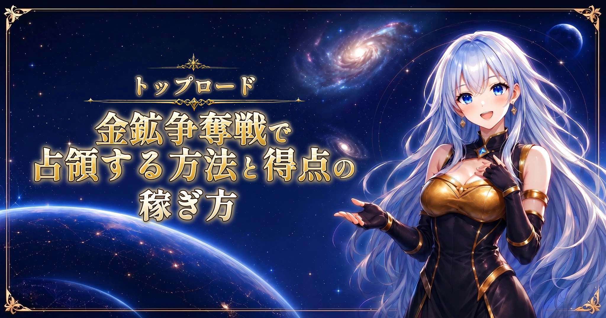 トップロードの金鉱争奪戦で占領する方法と得点の稼ぎ方
