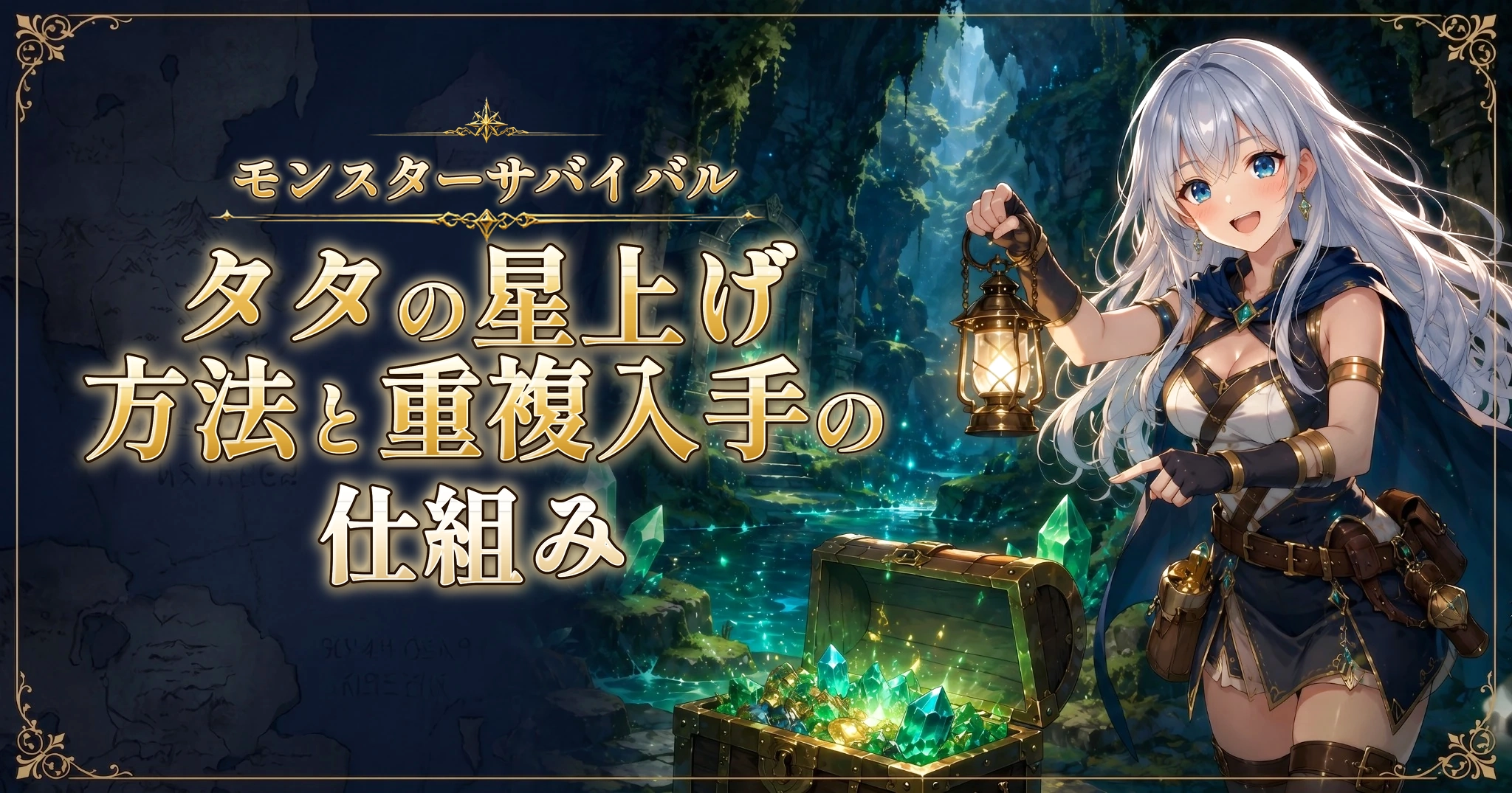 モンスターサバイバルのタタの星上げ方法と重複入手の仕組み