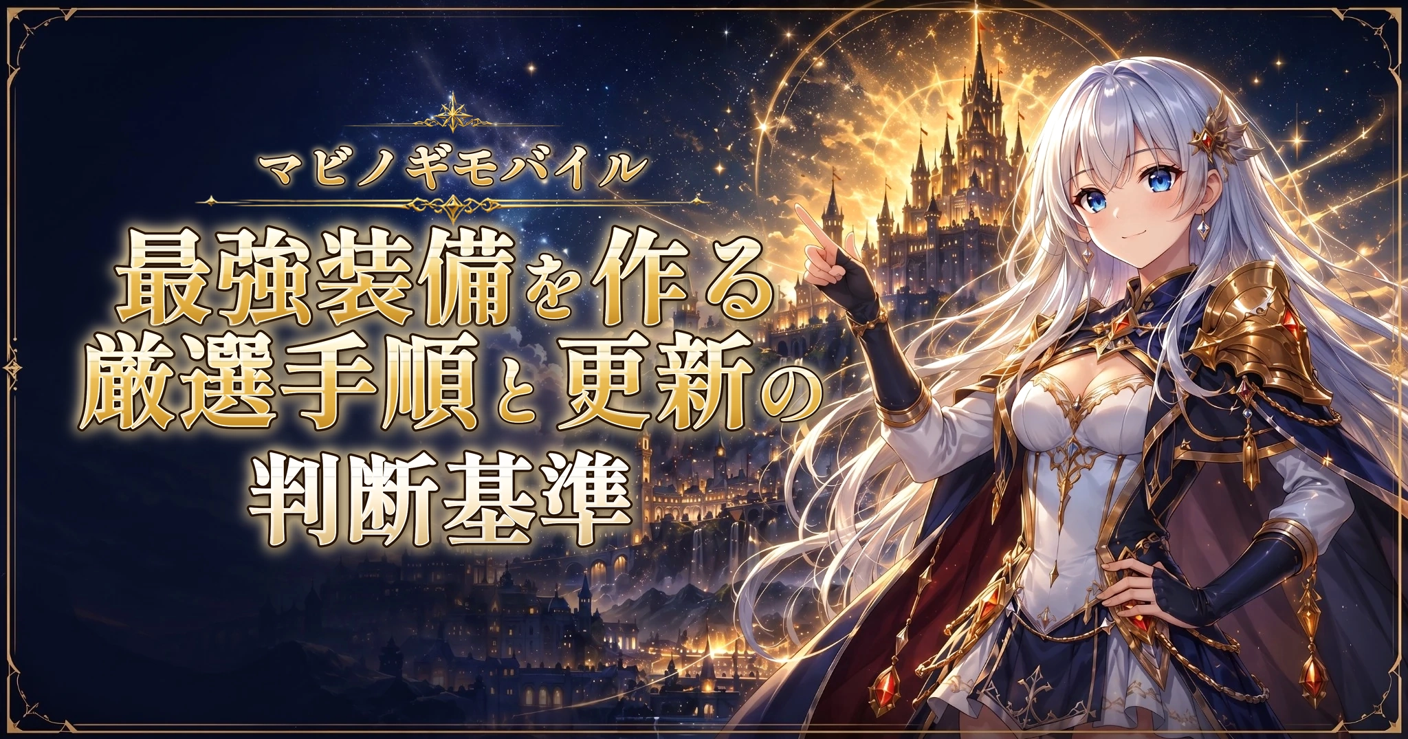 マビノギモバイルの最強装備を作る厳選手順と更新の判断基準