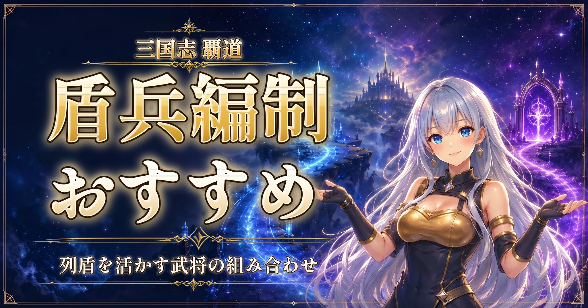 三国志 覇道の盾兵編制おすすめ｜列盾を活かす武将の組み合わせ