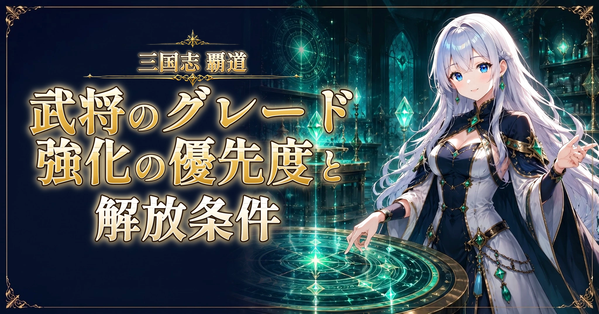 三国志 覇道の武将のグレード強化の優先度と解放条件