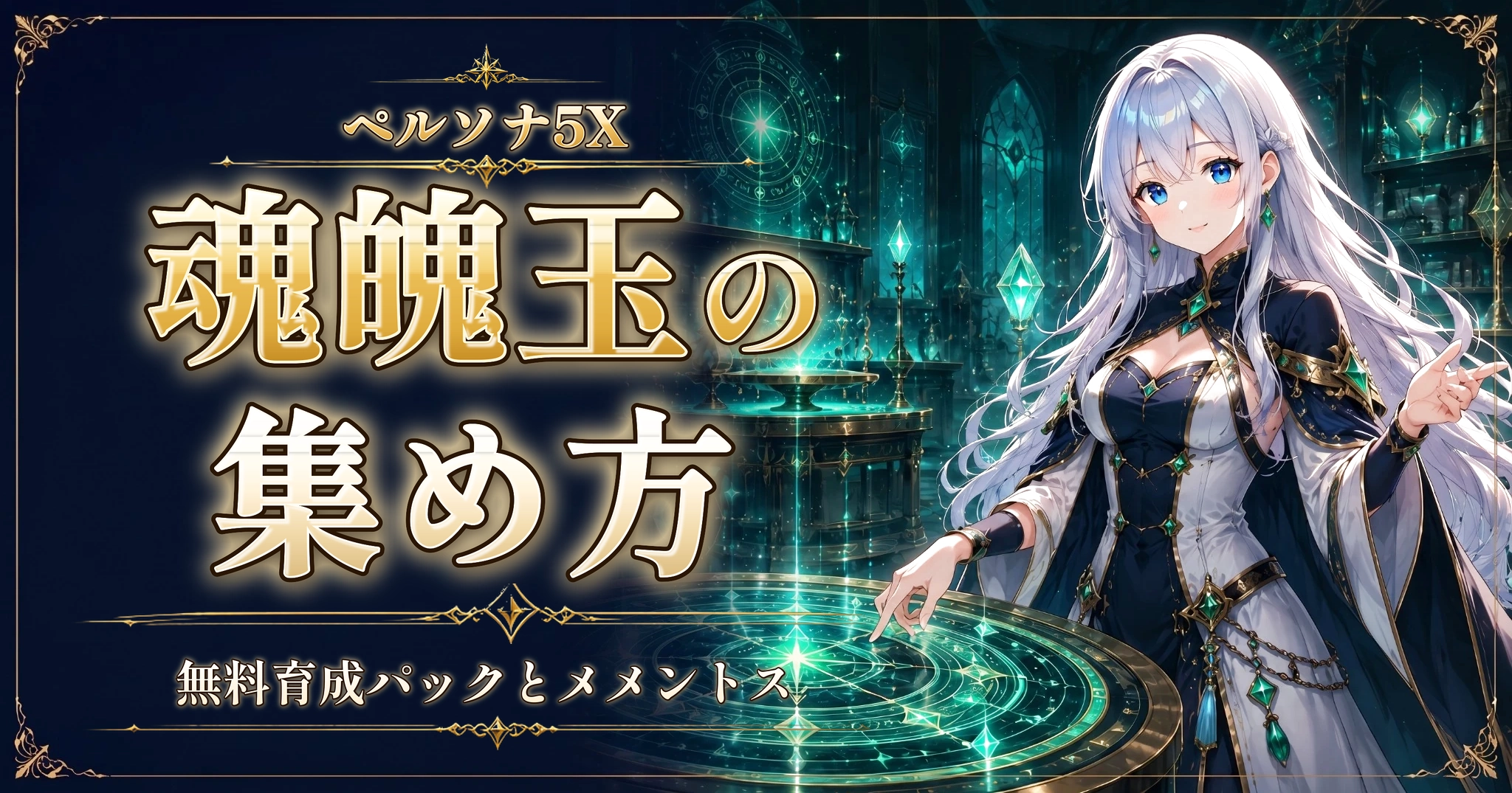 ペルソナ5Xの魂魄玉の集め方｜無料育成パックとメメントス
